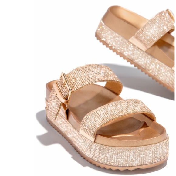 𝙇𝙖𝙨𝙩 𝙎𝙞𝙯 7 🖤💎Rhinestone Platform Buckle - Picture 4 of 11